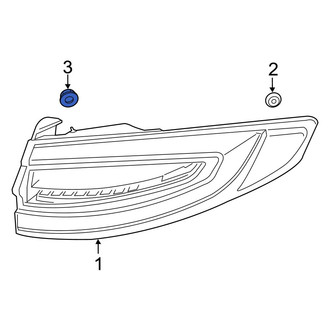 Ford OE - Tail Light Nut