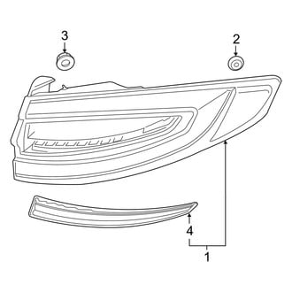 Ford OE - Rear Lamps - Tail Lamps