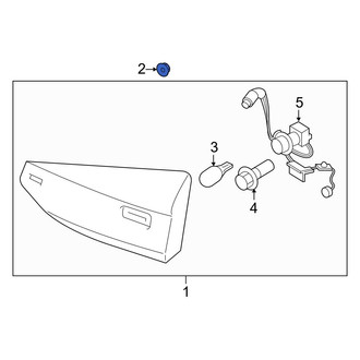 Ford OE - Inner Tail Light Nut