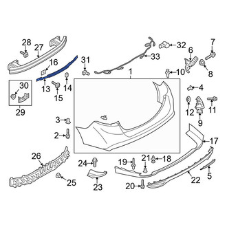 Ford OE - Center Bumper Cover Bracket