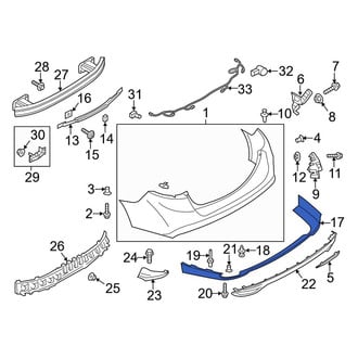 Ford OE - Rear Valance Panel