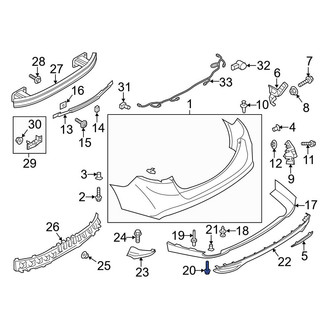 Ford OE - Valance Panel Screw