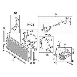 Ford OE - A/C Line O-Ring