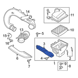 Ford OE - Engine Air Intake Hose