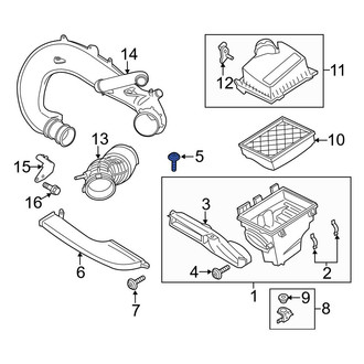 Ford OE - Engine Air Intake Hose Bolt