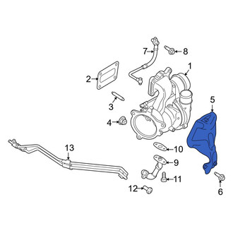 Ford OE - Turbocharger Mount Heat Shield