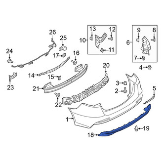 Ford OE - Rear Valance Panel