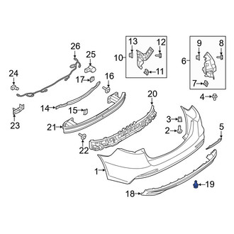 Ford OE - Fender Liner Retainer