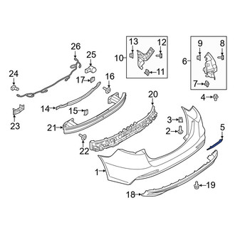 Ford OE - Rear Right Reflector Panel
