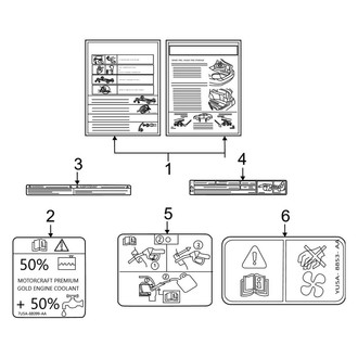 Ford OE - Information Labels - Labels (FULL HYBRID EV-GAS (FHEV))