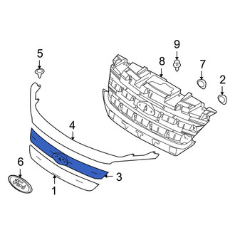 Ford OE - Front Center Grille