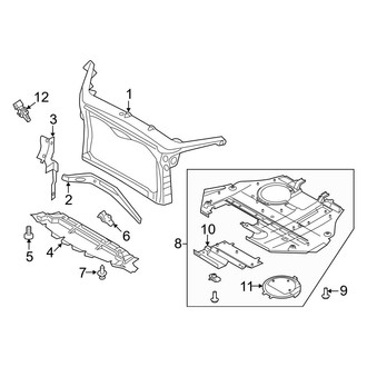 Ford OE - Radiator Support (Hybrid)