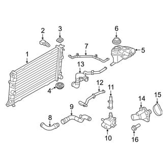 Ford OE - Cooling - Radiator & Components