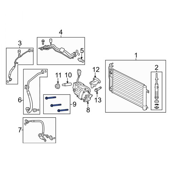 A/C Compressor Bolt