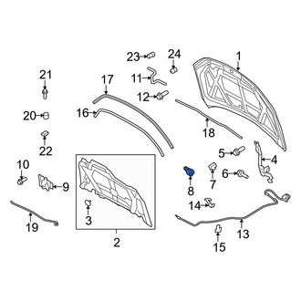 Ford OE - Front Hood Seal
