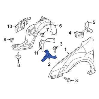 Ford OE - Front Left Fender Bracket