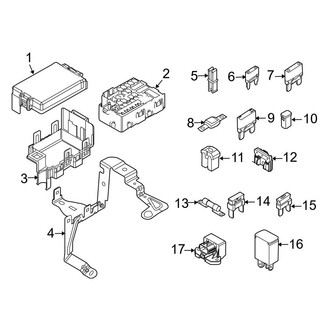 Ford OE - Electrical - Fuse & Relay (Engine Compartment), (FULL HYBRID EV-GAS (FHEV))