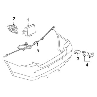 Ford OE - Electrical Components (Park Sensor System), (FULL HYBRID EV-GAS (FHEV))