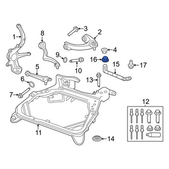 Ford OE - Engine Cradle Nut