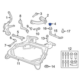 Ford OE - Lateral Arm Nut