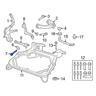 Ford OE - Suspension Control Arm Bolt