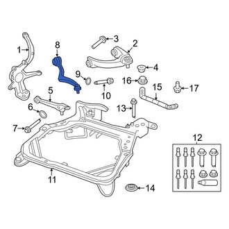 Ford OE - Front Left Lower Rearward Suspension Control Arm