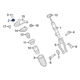 Ford OE - Suspension Strut Mount Nut