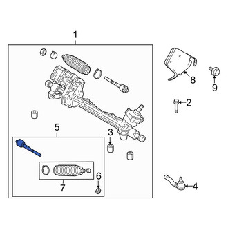 Ford OE - Inner Steering Tie Rod End