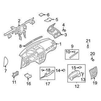 Ford OE - Instrument Panel (FULL HYBRID EV-GAS (FHEV))