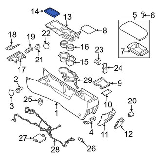 Ford OE - Automatic Transmission Shift Cover Plate