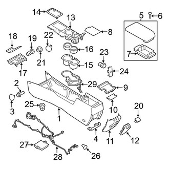 Ford OE - Console (FULL HYBRID EV-GAS (FHEV))