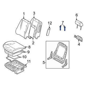 Ford OE - Front Right Headrest Guide