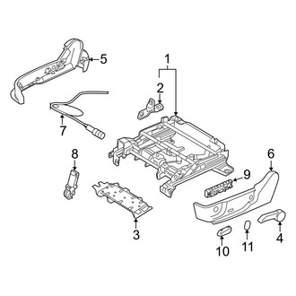 Ford OE - Seats & Tracks - Tracks & Components (FULL HYBRID EV-GAS (FHEV))