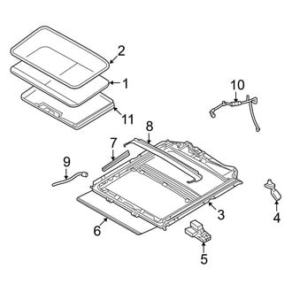 Ford OE - Roof - Sunroof (FULL HYBRID EV-GAS (FHEV))