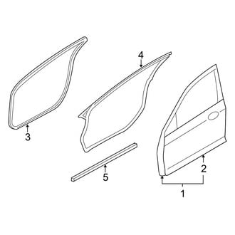 Ford OE - Front Door - Door & Components (FULL HYBRID EV-GAS (FHEV))