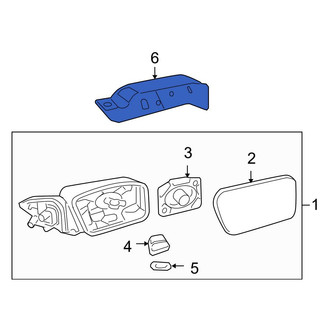 Ford OE - Front Right Door Mirror Cover
