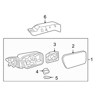 Ford OE - Front Door - Outside Mirrors (Hybrid)