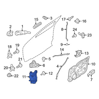 Ford OE - Front Left Door Latch Assembly