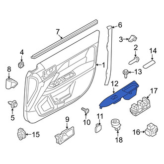 Ford OE - Front Left Door Window Switch Bezel