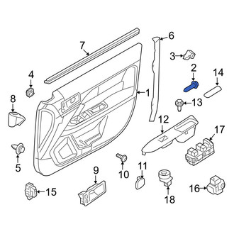 Ford OE - Rear Door Interior Trim Panel Screw