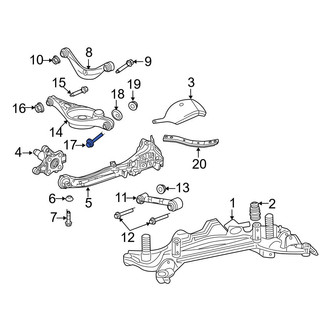 Ford OE - Rear Lower Suspension Control Arm Bolt