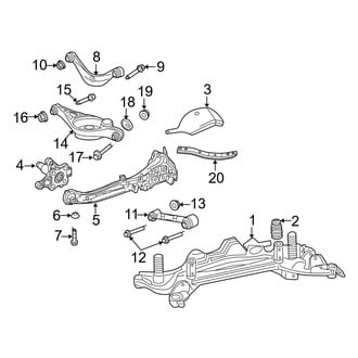 Ford OE - Rear Suspension - Suspension Components
