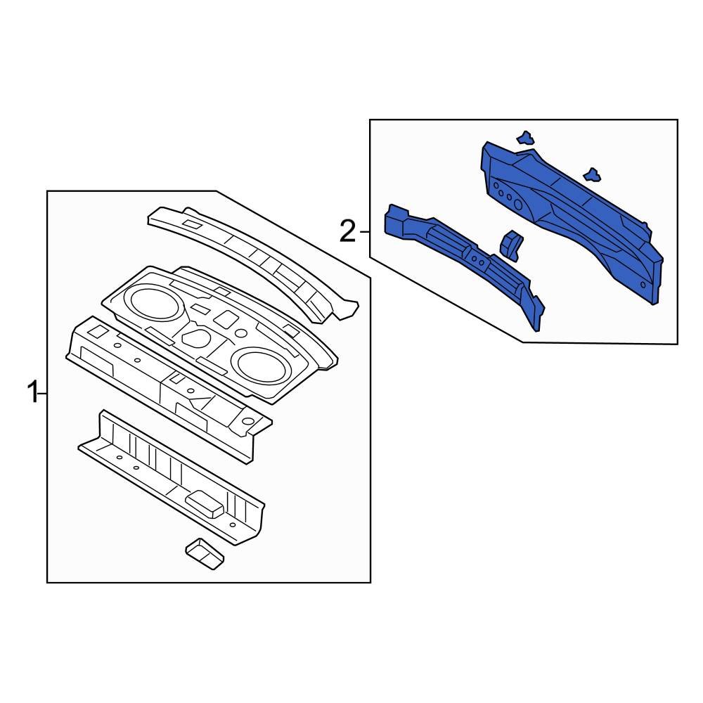 Ford OE 9E5Z5440320A Rear Rear Body Panel