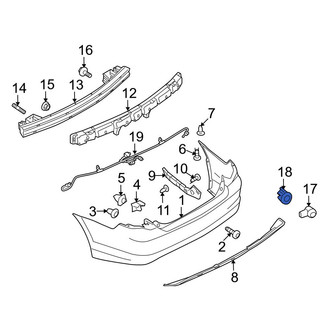 Ford OE - Rear Parking Aid Sensor Bracket