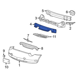 Ford OE - Front Bumper Impact Absorber