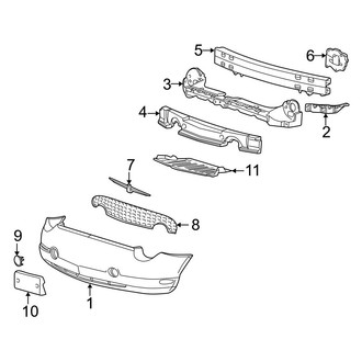 Ford OE - Front Bumper - Bumper & Components
