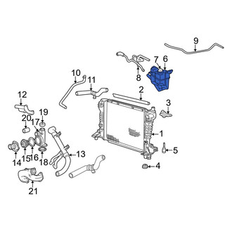 Ford OE - Engine Coolant Reservoir