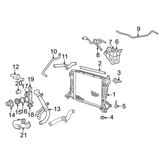 Ford OE - Cooling - Radiator & Components
