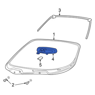 Ford OE - Front Interior Rear View Mirror