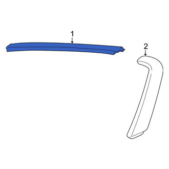 Ford OE - Front Upper Windshield Molding